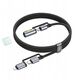 Kabel All-in-one USB C / Lightning do USB C / LED Light Hoco PD 3A 60W 1,2 m U138 czarny