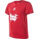 Huari Dziecięca koszulka z krótkim rękawem Huari Poland Fan Kids racing red/white rozmiar 110