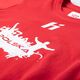 Huari Dziecięca koszulka z krótkim rękawem Huari Poland Fan Kids racing red/white rozmiar 116
