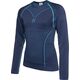Dziecięca bluzka termoaktywna Huari TERM BLOUSE KIDS peacoat/alhambra rozmiar 110/116