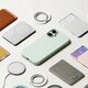 Etui Ringke Silicone Magnetic MagSafe do Apple iPhone 17 Soft Mint