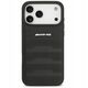 Case AMG Leather Debossed Lines Logo for  iPhone 17 Pro Max black