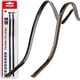 Paski led do samochodu boczne pomarańczowe 2x30cm 12v amio-04574