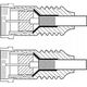 Kabel przyłączeniowy SAT (80 dB), szybkozłączka F 5m