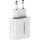 FoneKit GaN PD 65W AC power adapter, USB-C, white
