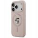 Etui Karl Lagerfeld Silicone Karl&Choupette Ring MagSafe do Apple iPhone 17 Pro różowy