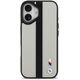 Case BMW M Perforated Stripe Logo MagSafe for iPhone 17 gray