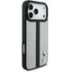 Etui BMW M Perforated Stripe Logo MagSafe do iPhone 17 Pro Max szary