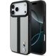 Etui BMW M Perforated Stripe Logo MagSafe do iPhone 17 Pro szary