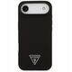 Etui Guess Silicone Triangle Logo MagSafe do iPhone 17 Air czarny