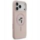 Etui Karl Lagerfeld Silicone Karl&Choupette Ring MagSafe do iPhone 17 Pro Max różowy