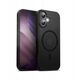 Crong Hybrid Frost MAG Cover - Etui MagSafe iPhone 17 (czarny)
