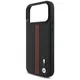 Case BMW M Perforated Stripe Logo MagSafe for iPhone 17 Pro Max red