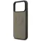 Etui Mercedes Leather Vintage Logo MagSafe do iPhone 17 Pro Max taupe