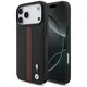 Case BMW M Perforated Stripe Logo MagSafe for iPhone 17 Pro Max red