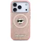 Case Karl Lagerfeld IML Choupette Head Logo MagSafe for iPhone 17 Pro Max pink