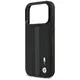 Etui BMW M Perforated Stripe Logo         MagSafe do iPhone 17 Pro niebieski