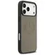 Etui Mercedes Leather Vintage Logo MagSafe do iPhone 17 Pro Max taupe