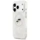 Case Karl Lagerfeld IML Glitter Karl & Choupette Heads Logo MagSafe for iPhone 17 Pro gray