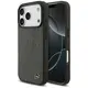 Case Mercedes Leather Large Laurel Leave MagSafe for iPhone 17 Pro antracyt