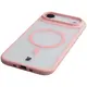 Etui z pierścieniem magnetycznym Bizon Case MatteO do Apple iPhone 17 Air przydymione-jasnoróżowe