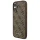 Guess 4G Classic Case for iPhone 17 Brown