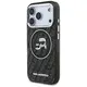 Etui Karl Lagerfeld IML Glitter Karl & Choupette Heads Logo MagSafe do iPhone 17 Pro czarny