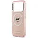 Etui Karl Lagerfeld IML Choupette Head Logo MagSafe do iPhone 17 Pro różowy