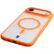 Etui z pierścieniem magnetycznym Bizon Case MatteO do Apple iPhone 17 Air przydymione-pomarańczowe