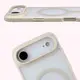 Etui z pierścieniem magnetycznym Bizon Case MatteO do Apple iPhone 17 Air przydymione-beżowe