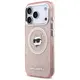 Etui Karl Lagerfeld IML Choupette Head Logo MagSafe do iPhone 17 Pro różowy