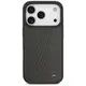 Case Mercedes Leather Large Laurel Leave MagSafe for iPhone 17 Pro antracyt