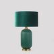 Lampa stołowa Light Prestige Light Prestige Tamiza LP-1515/1T BIG GREEN lampa stołowa lampka 1x40W E27 zielona/złota