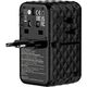 Verbatim Adapter podróżny Verbatim Charge 'n' Travel GaN III globalny 4xUSB-C PD 3.0 QC 4+ 70W, 1xUSB-A QC 4+ 60W