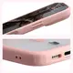 Etui z pierścieniem magnetycznym Bizon Case MatteO do Apple iPhone 17 Pro przydymione-jasnoróżowe