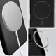 Silikonowe etui z pierścieniem magnetycznym Bizon Soft Case do Apple iPhone 16 czarne