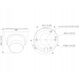 KAMERA IP IPC-HDW2849T-S-LED-0360B-PRO WizSense WizColor - 8&nbsp|Mpx 3.6&nbsp|mm DAHUA