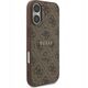GUESS futerał do IPHONE 17 kompatybilny z MagSafe GUHMP17SG4GFRW (PU 4G Ring Classic Logo) brązowy