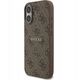 GUESS futerał do IPHONE 17 kompatybilny z MagSafe GUHMP17SG4GFRW (PU 4G Ring Classic Logo) brązowy