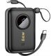 Powerbank Dudao Powerbank Dudao K14 USB-A, USB-C, Lightning 10000mAh czarny