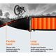 Pasek Spigen WBF1 Band do Apple Watch 6/7/8/9/10/SE/Ultra 1/2 44/45/46/49mm Black/orange