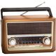 Radio przenośne LTC ELMA RETRO Bluetooth USB latarka