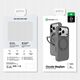 Etui AMAZINGTHING Cloudie na iPhone 17 Pro z podstawką - szare