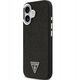 Etui Guess Glitter Triangle Logo MagSafe do iPhone 17 - czarne