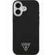 Etui Guess Glitter Triangle Logo MagSafe do iPhone 17 - czarne