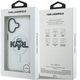 Etui Karl Lagerfeld IML Karl Sketch Logo MagSafe do iPhone 17 - przezroczyste