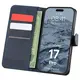 Etui z klapką Bizon Case Pocket do Apple iPhone 17 Pro granatowe
