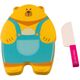 Zestaw Do Krojenia Owoce Warzywa Deska Nóż Akcesoria Edukacyjne Dla Dzieci LEAN Toys
