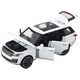 Auto Range Rover Metalowe Suv Białe 1:32 Światła Dźwięki