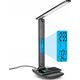 Lampka biurkowa Gotel K711N LAMPKA LED BIURKO ZEGAR TERMOMETR